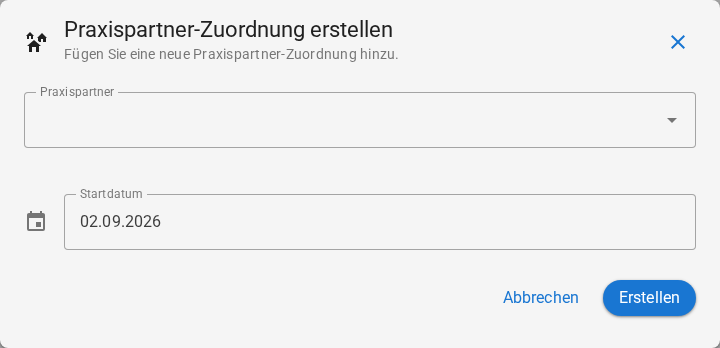 Bildschirmfoto der Anwendung