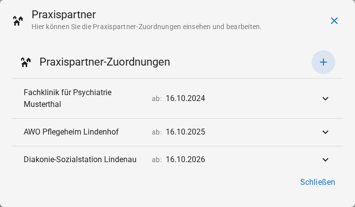 Bildschirmfoto der Anwendung
